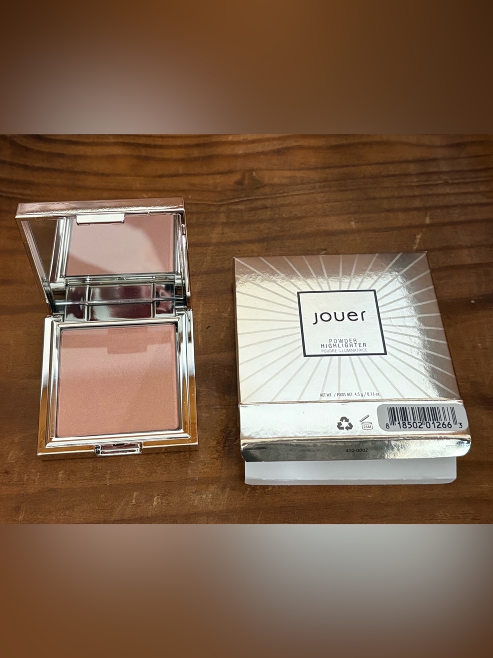 Jouer Powder Highlighter - Rose Gold - NIB
